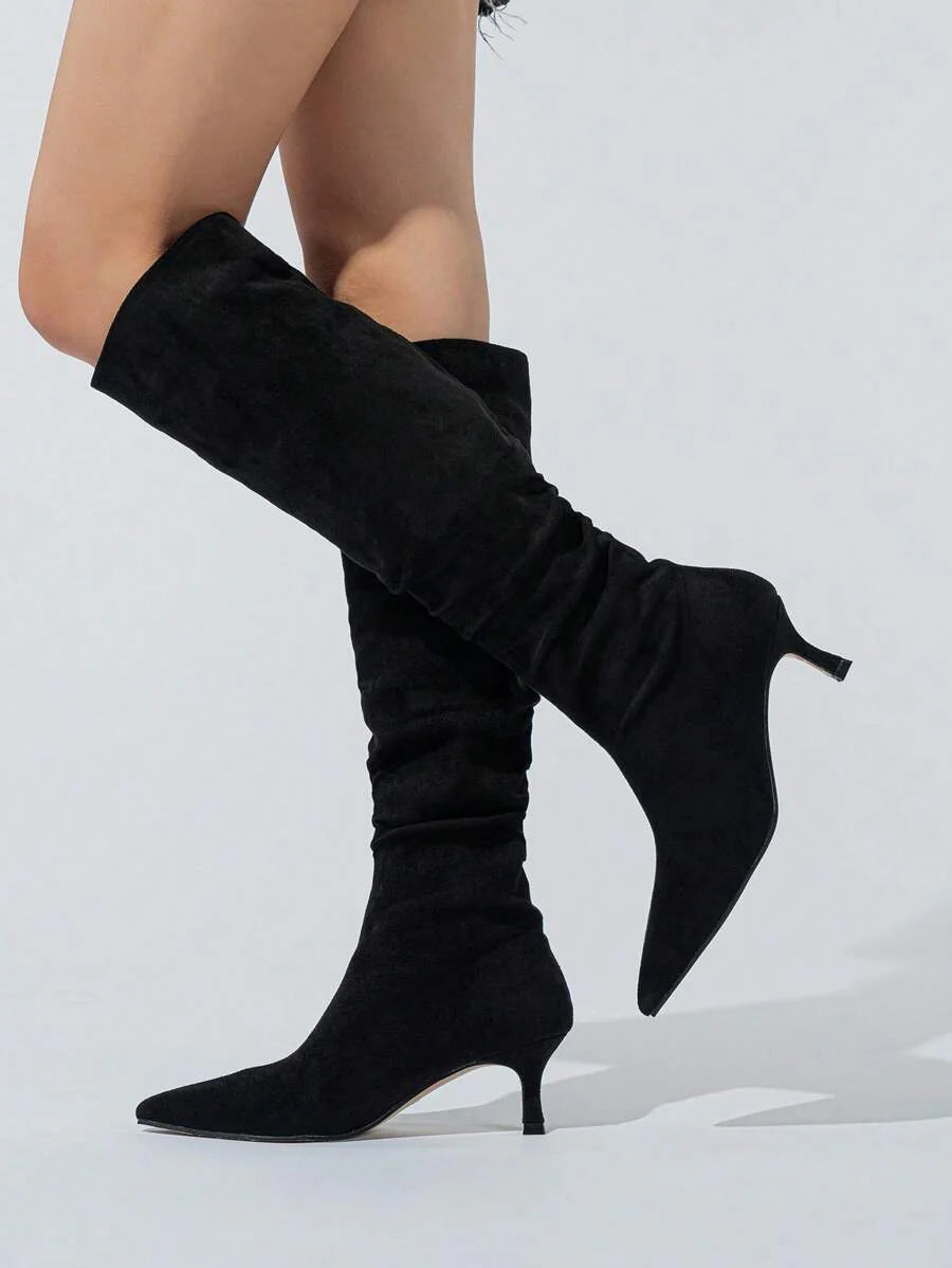 Liora™ | Stiletto Pointed-Toe Ankle Boots