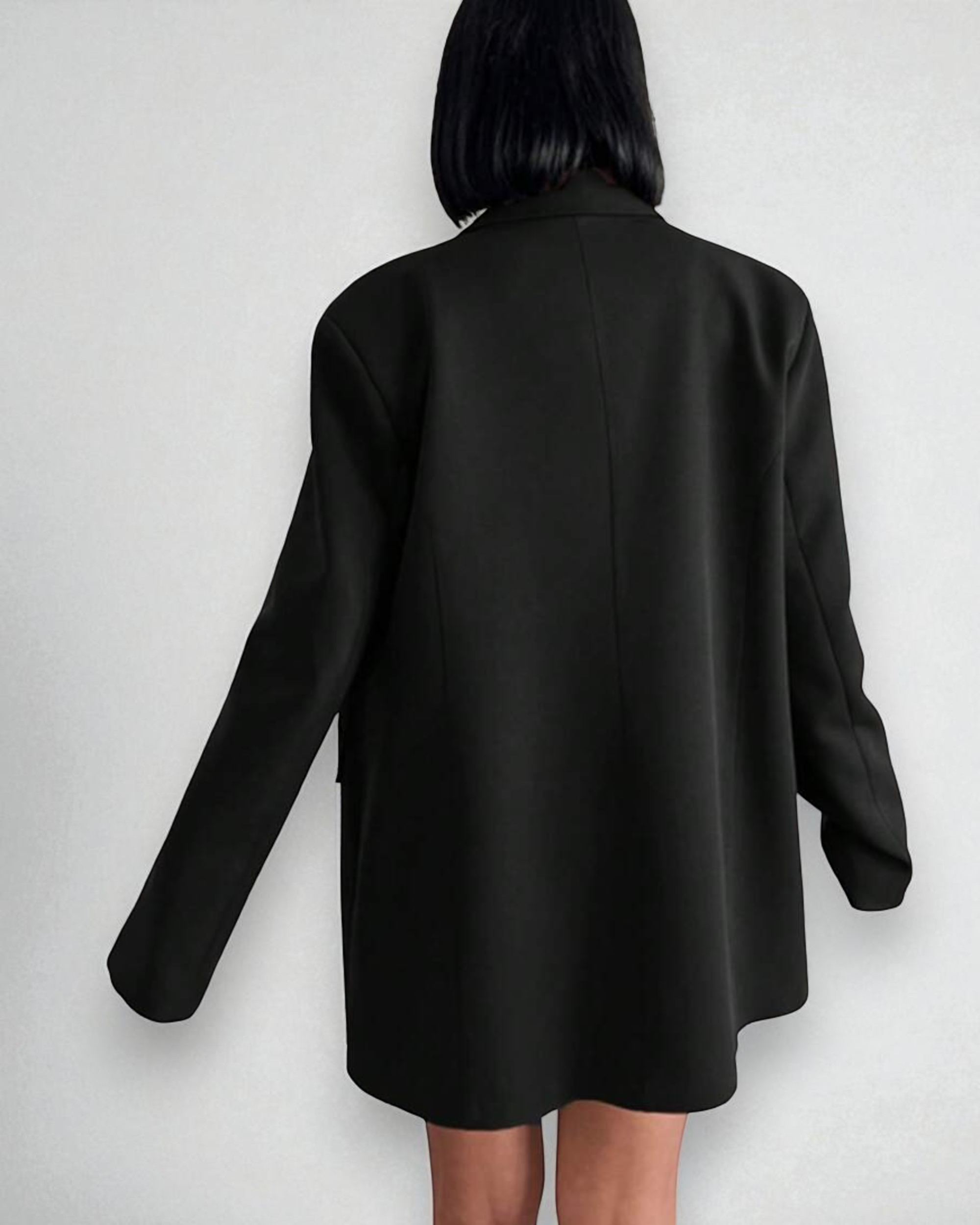 Liora™ | Double-Breasted Flap Detail Blazer