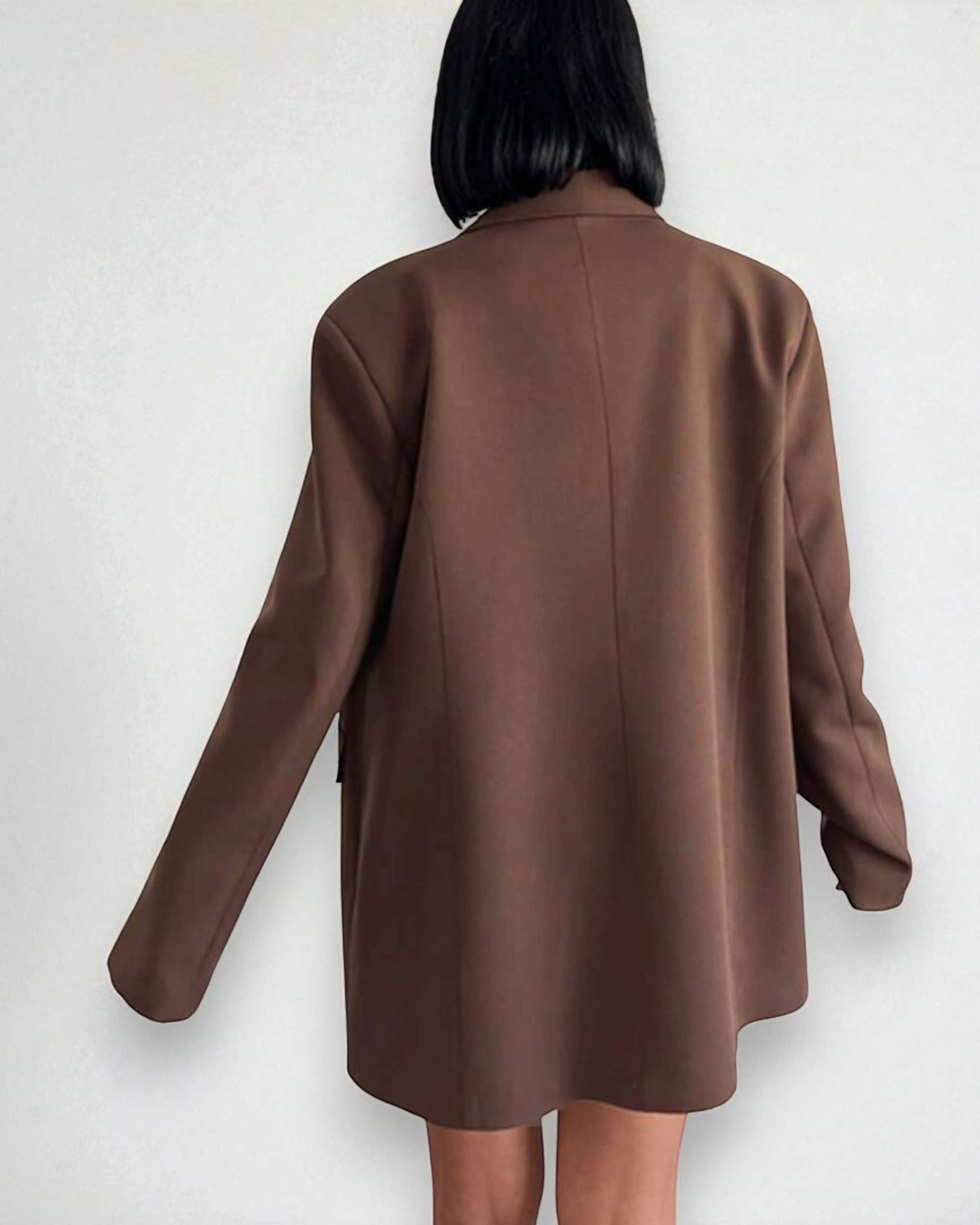 Liora™ | Double-Breasted Flap Detail Blazer