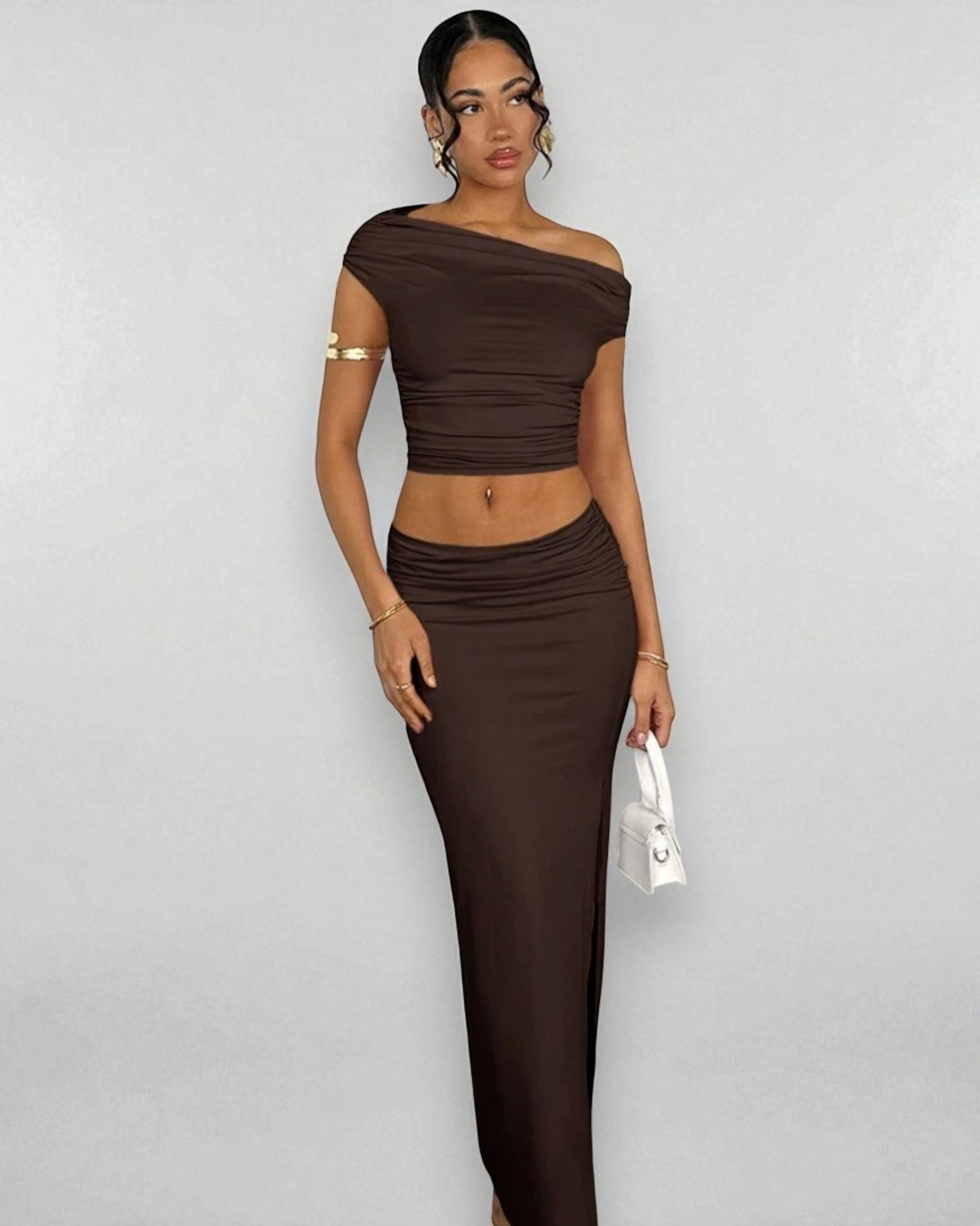 Liora™ | Asymmetric Brunch outfit Set