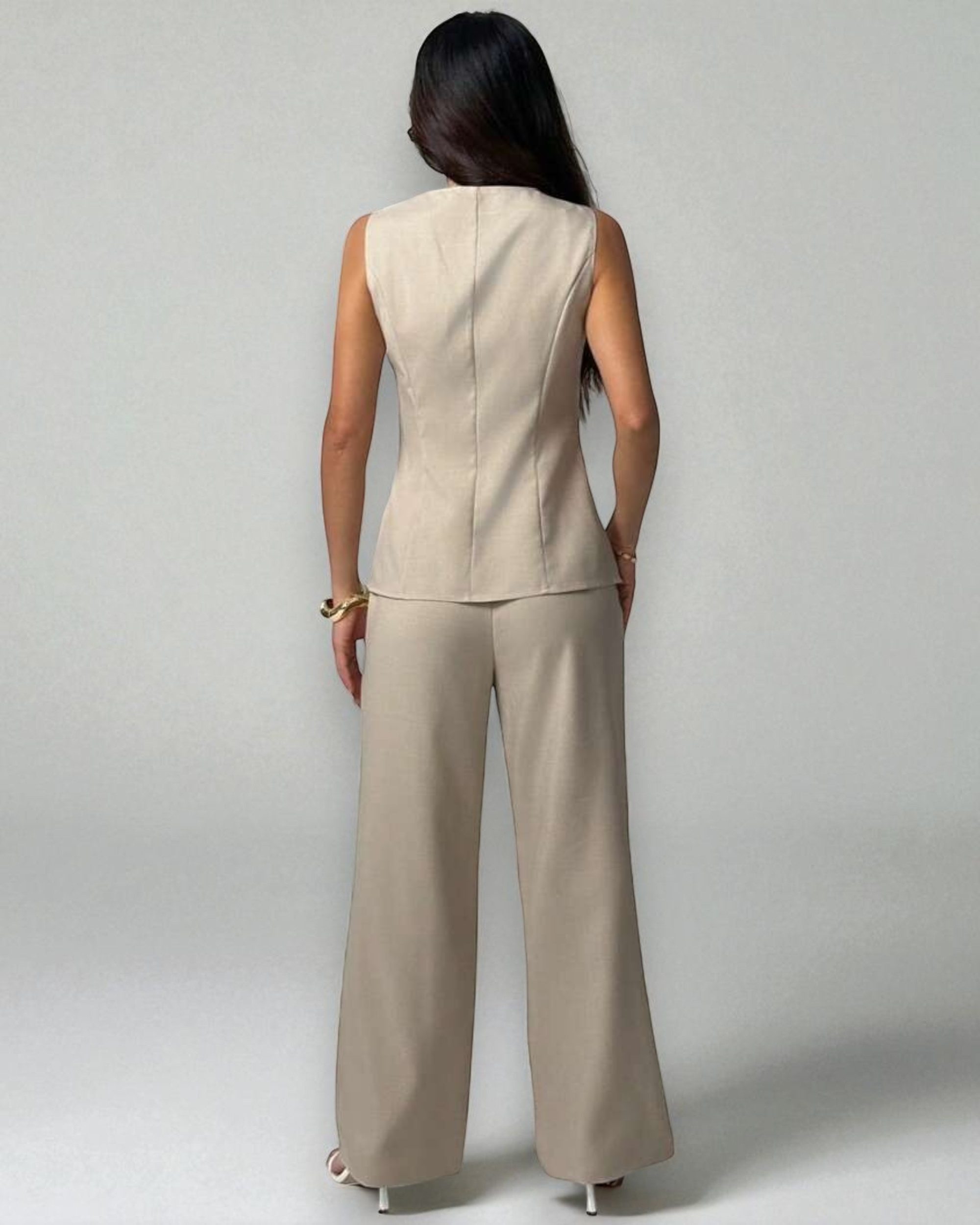 Liora™ | Petite Metal Detail Tailored Suit Set