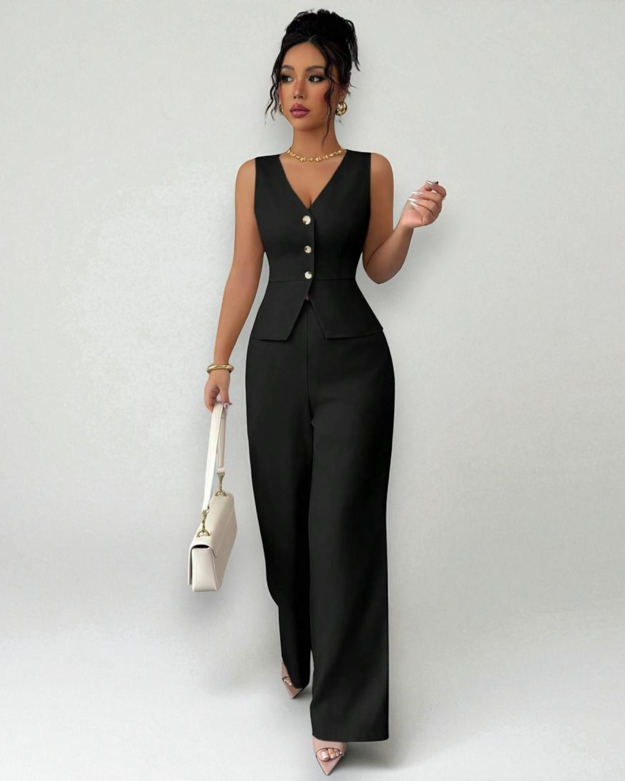 Liora™ | Sleeveless Elegance Set