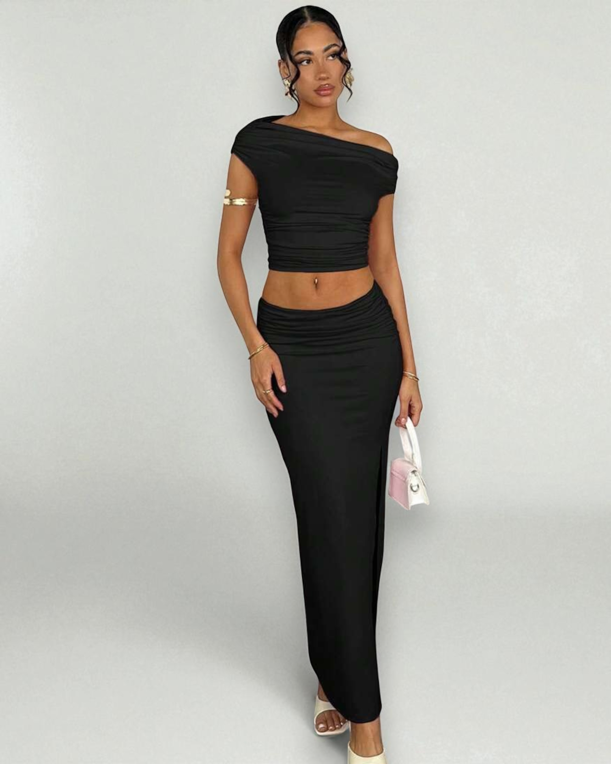 Liora™ | Asymmetric Brunch outfit Set